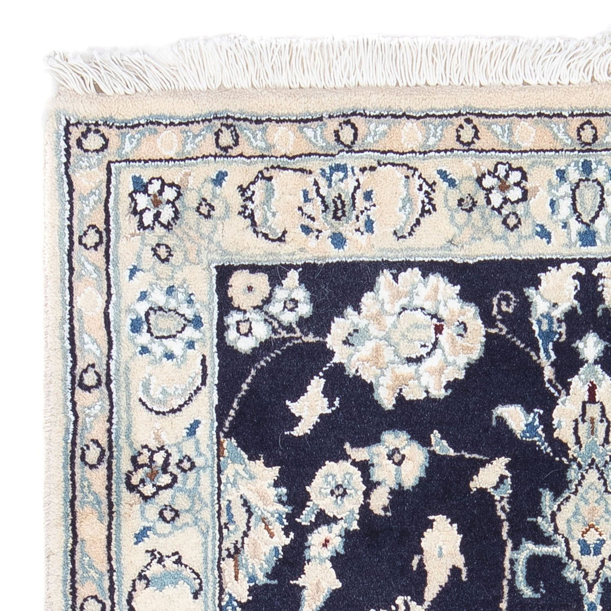 Perserteppich - Nain 85 x 55 cm - dunkelblau