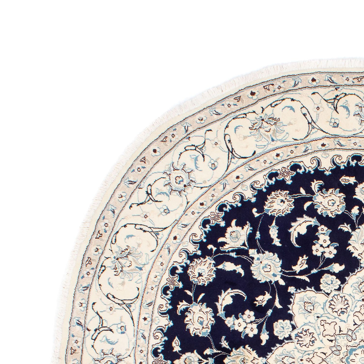 Perserteppich - Nain 243 x 243 cm Teppich Rund