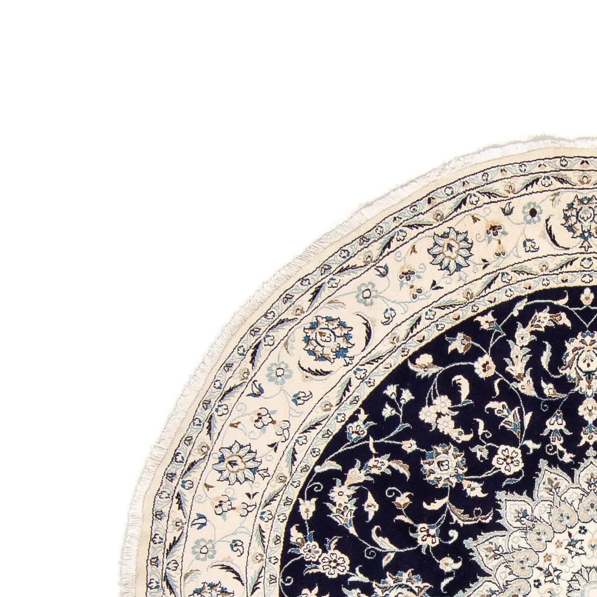 Perserteppich - Nain 243 x 243 cm Teppich Rund