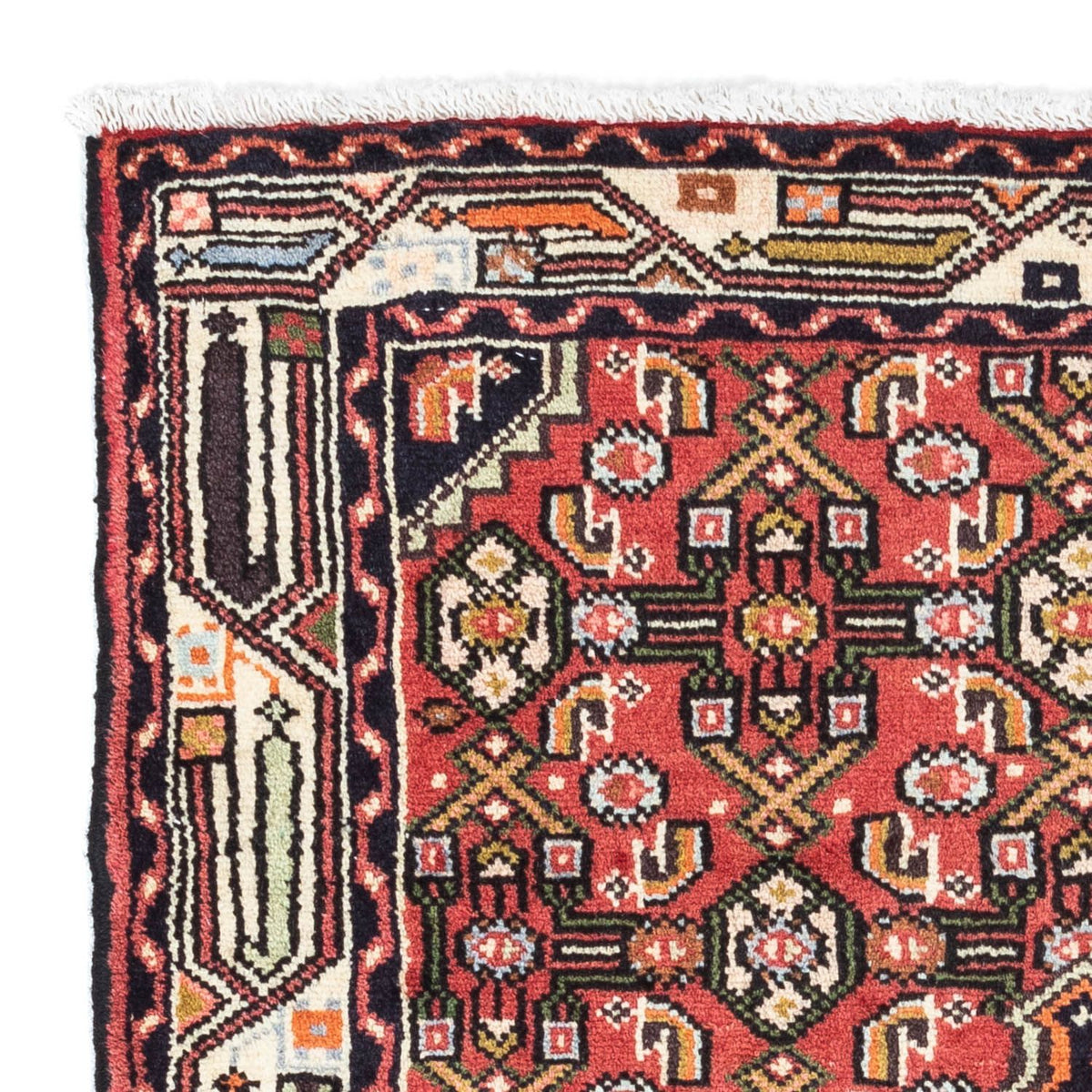 Perserteppich - Nomadic 125 x 80 cm - hellrot