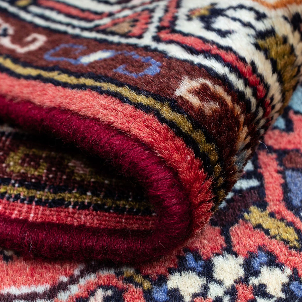 Perserteppich - Nomadic 125 x 80 cm - hellrot