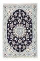 Perserteppich - Nain - Royal 90 x 60 cm - dunkelblau