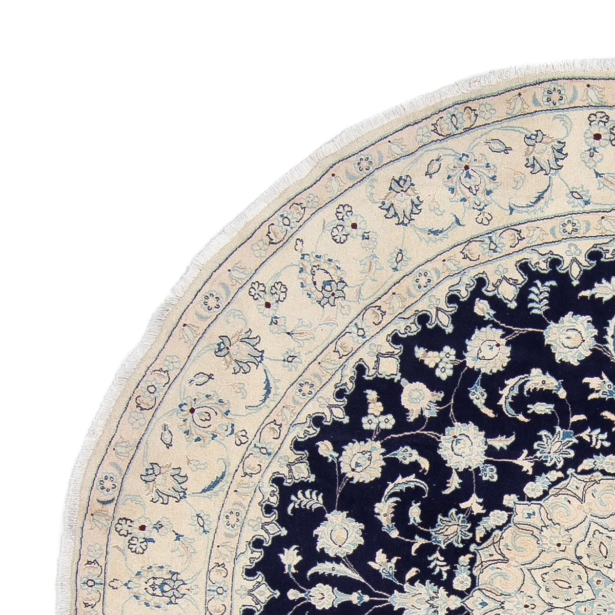 Perserteppich - Nain 295 x 295 cm - dunkelblau