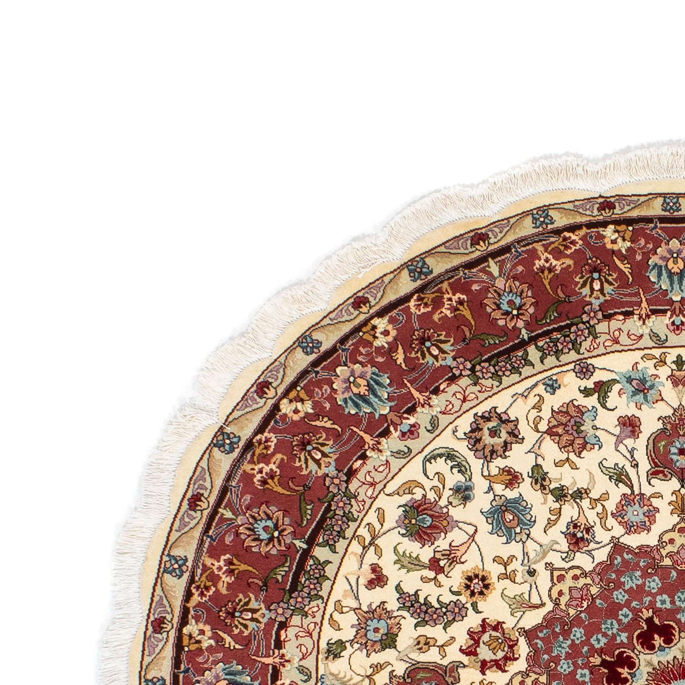 Täbriz - 50 Raj Teppich 145x145cm - Perserteppich