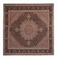 Perserteppich - Täbriz - Royal 248 x 245 cm - braun