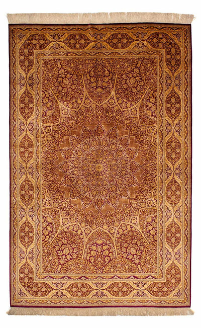 Ghom - Seide Teppich 132x216cm - Perserteppich