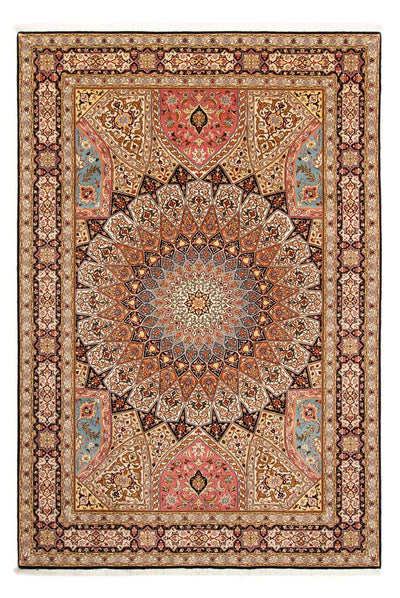 Täbriz - 50 Raj Teppich 204x306cm - Perserteppich