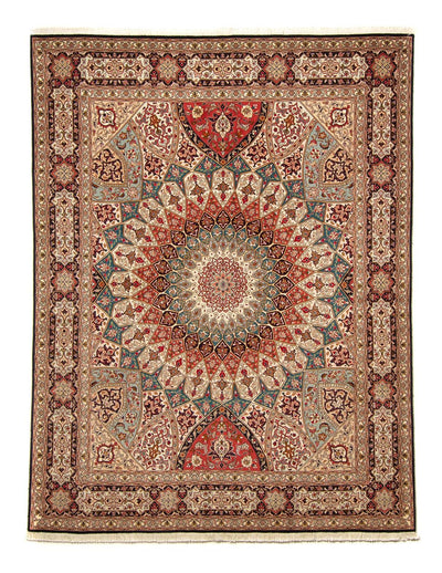 Täbriz - 50 Raj Teppich 204x254cm - Perserteppich