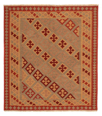 Kelim Teppich - Oriental 165 x 161 cm - dunkelrot