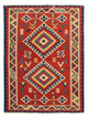 Kelim Teppich - Oriental 217 x 160 cm - dunkelrot