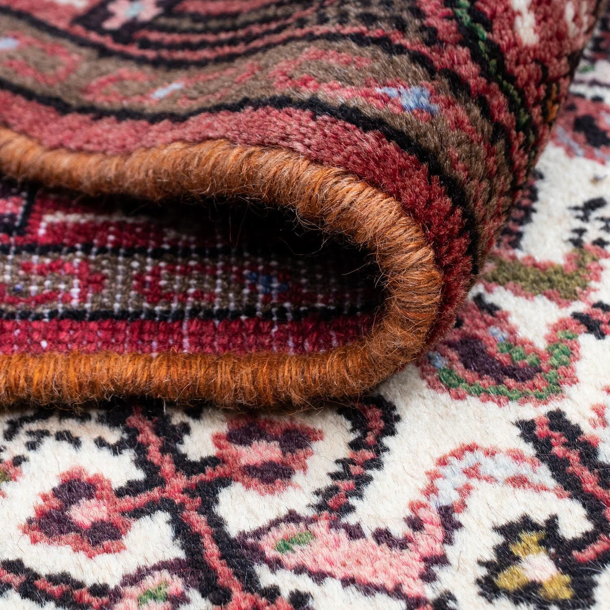 Perserteppich - Nomadic 131 x 80 cm - dunkelrot