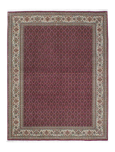 Täbriz Teppich 151x202cm - Perserteppich - dunkelrot
