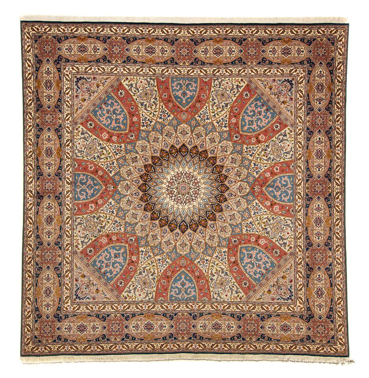 Perserteppich - Täbriz - Royal 254 x 248 cm Teppich Quadratisch