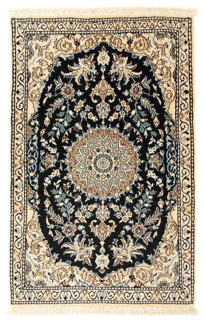 Nain - 9La Teppich 83x133cm - Perserteppich - dunkelblau
