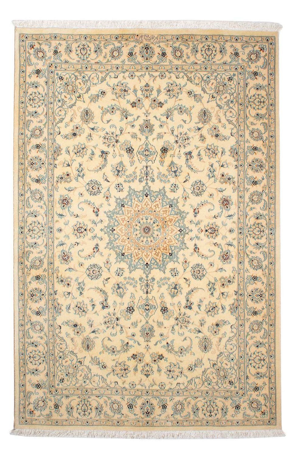 Perserteppich - Nain - Royal 198 x 137 cm Teppich Wohnzimmer