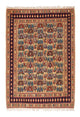 Kelim Teppich - Oriental 108 x 158 cm - hellbraun