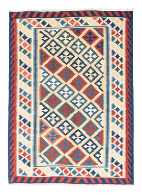 Kelim Teppich - Oriental 195 x 152 cm - beige