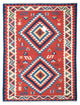 Kelim Teppich - Oriental 213 x 160 cm - rot