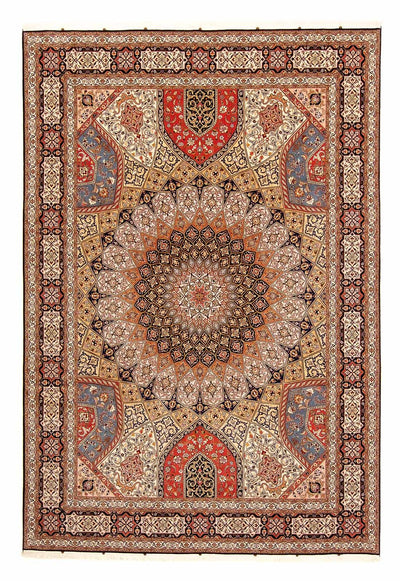 Täbriz - 50 Raj Teppich 253x358cm - Perserteppich