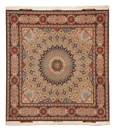 Täbriz - 50 Raj Teppich 204x206cm - Perserteppich