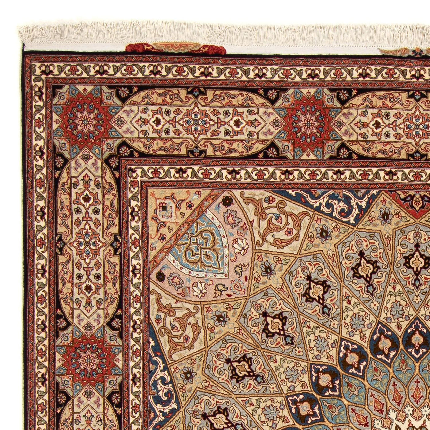 Täbriz - 50 Raj Teppich 206x204cm - Perserteppich