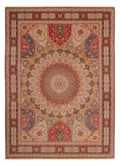 Täbriz - 50 Raj Teppich 300x408cm - Perserteppich - mehrfarbig