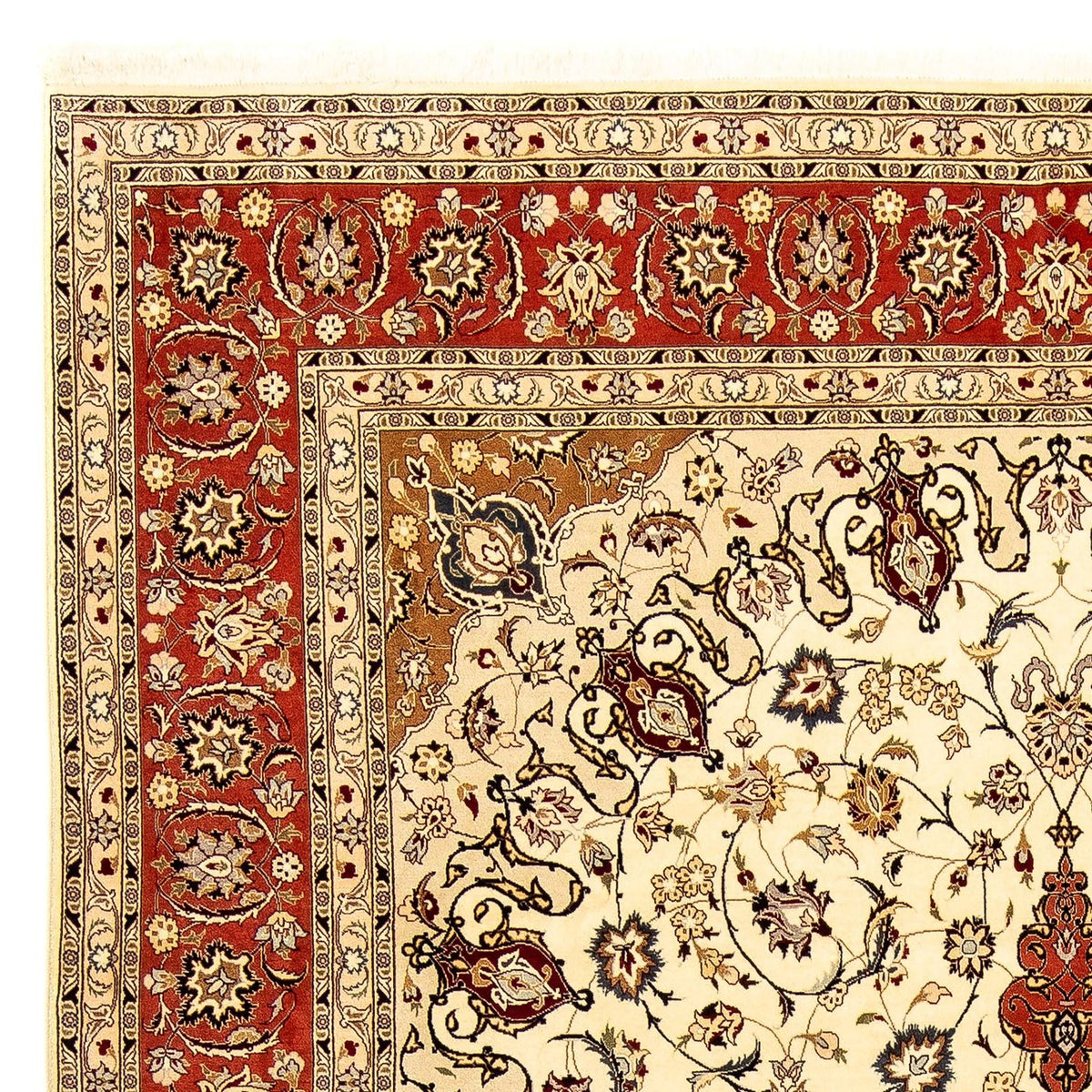 Täbriz - 50 Raj Teppich 252x349cm - Perserteppich