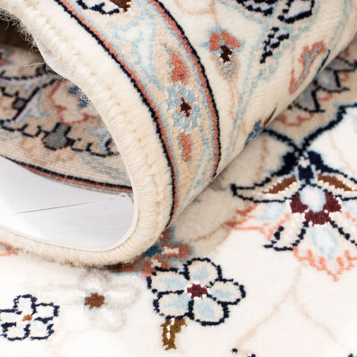 Perserteppich - Nain - Royal 197 x 137 cm Wohnzimmer Teppich