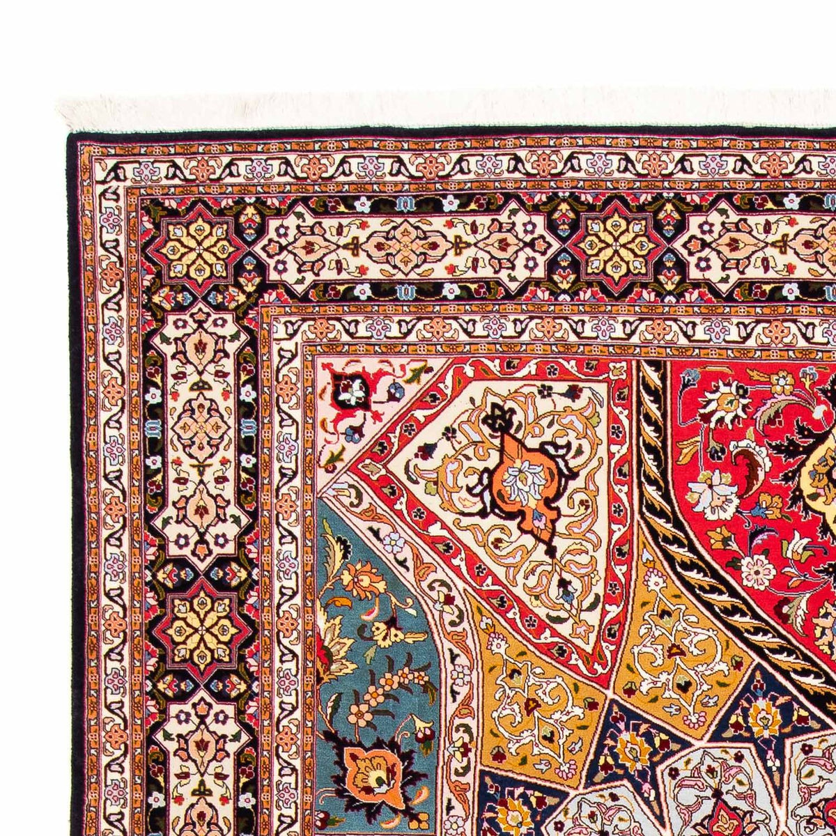 Täbriz - 50 Raj Teppich 204x302cm - Perserteppich