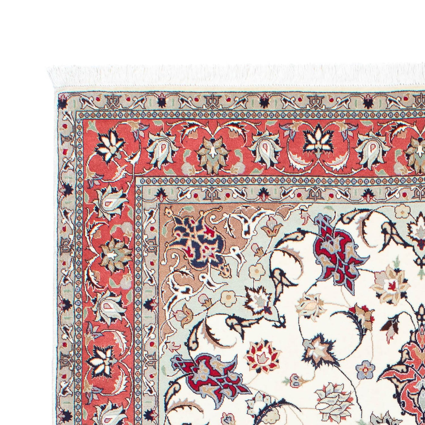 Täbriz - 50 Raj Teppich 205x146cm - Perserteppich