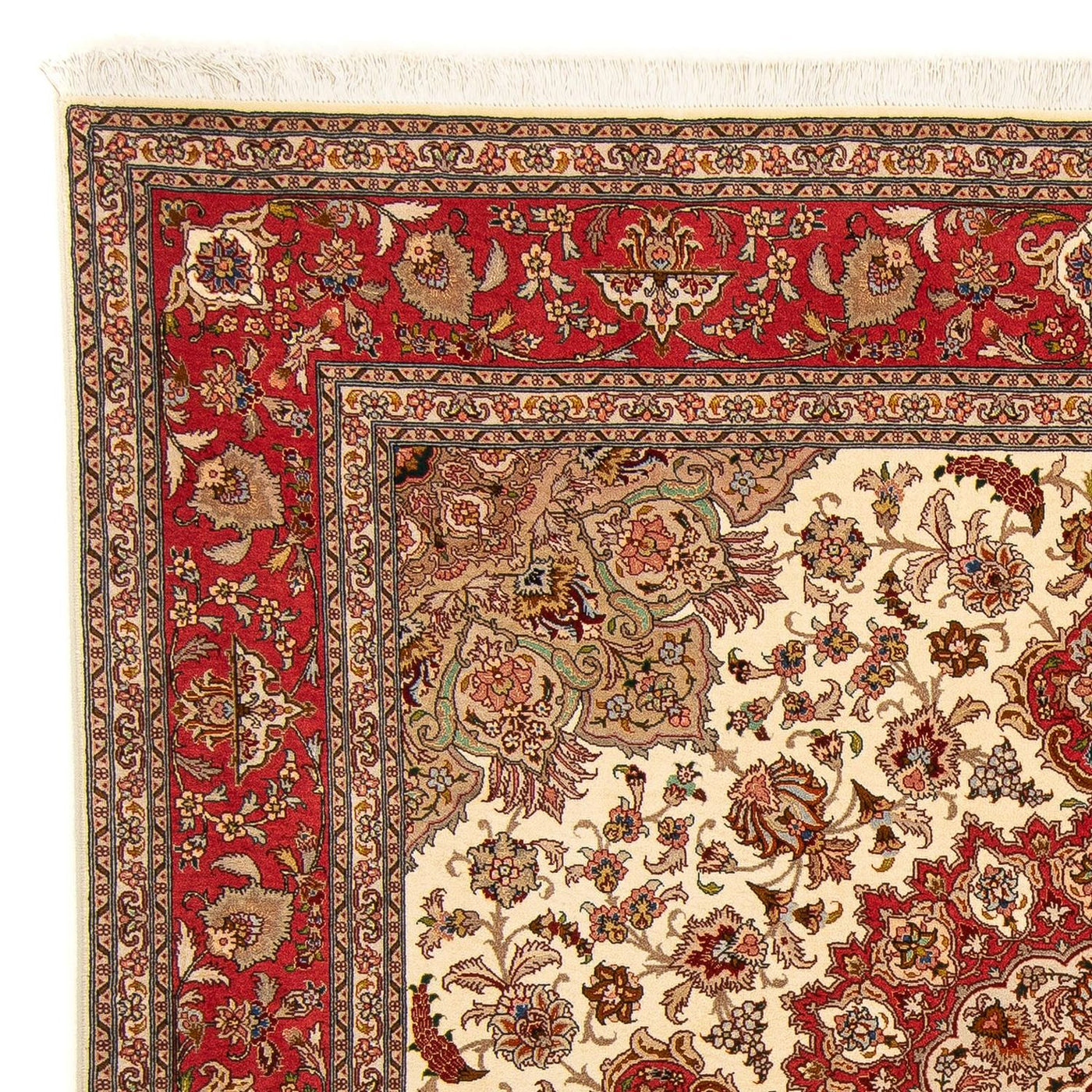 Täbriz - 50 Raj Teppich 203x200cm - Perserteppich