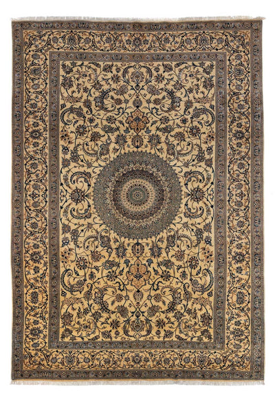 Perserteppich - Nain - Royal 243 x 362 cm - dunkelbeige