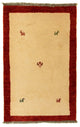 Gabbeh Teppich - Perser 125 x 83 cm - beige