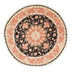 Täbriz - 50 Raj Teppich 153x153cm - Perserteppich