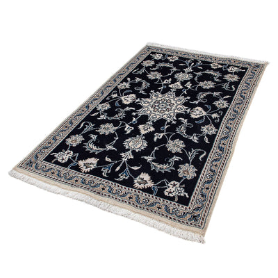 Nain Teppich 95x151cm - Perserteppich - dunkelblau