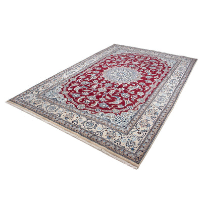 Nain Teppich 195x296cm - Perserteppich - dunkelrot