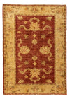 Ziegler Teppich 80 x 115 cm - rot - Rechteckig / Rot / 80 x 115 cm Rechteckig