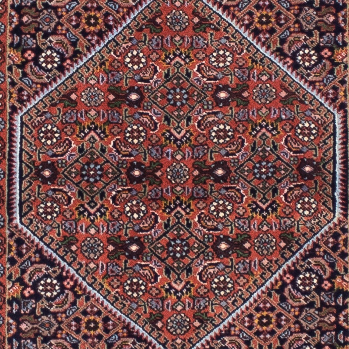 Perserteppich - Bidjar - Royal 291 x 70 cm - dunkelblau