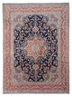 Perserteppich - Royal 403 x 300 cm - dunkelblau