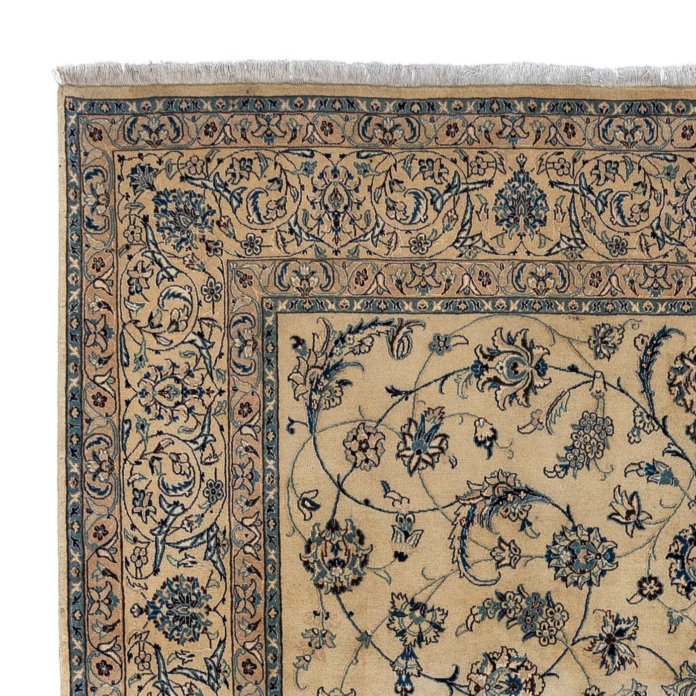 Perserteppich - Nain - Royal 352 x 243 cm - hellbraun