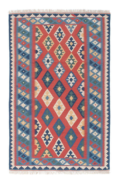 Kelim Teppich - Oriental 117 x 177 cm - blau