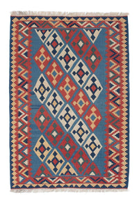Kelim Teppich - Oriental 123 x 183 cm - blau – product image