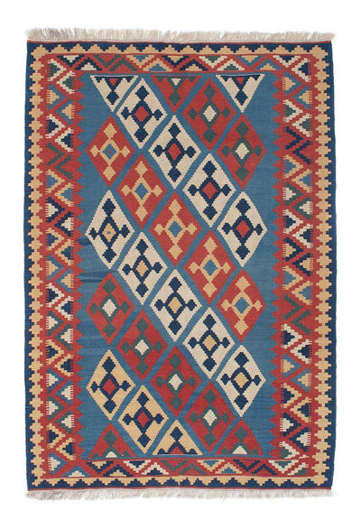 Kelim Teppich - Oriental 123 x 183 cm - blau