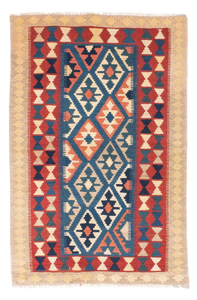Kelim Teppich - Oriental 100 x 152 cm - blau