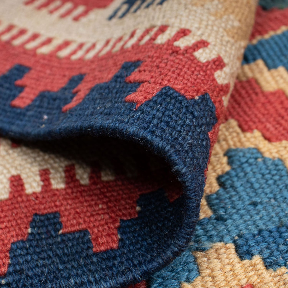 Kelim Teppich - Oriental 156 x 105 cm - dunkelrot