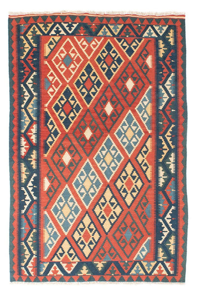 Kelim Teppich - Oriental 105 x 156 cm - rost
