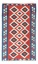 Kelim Teppich - Oriental 156 x 98 cm - rot