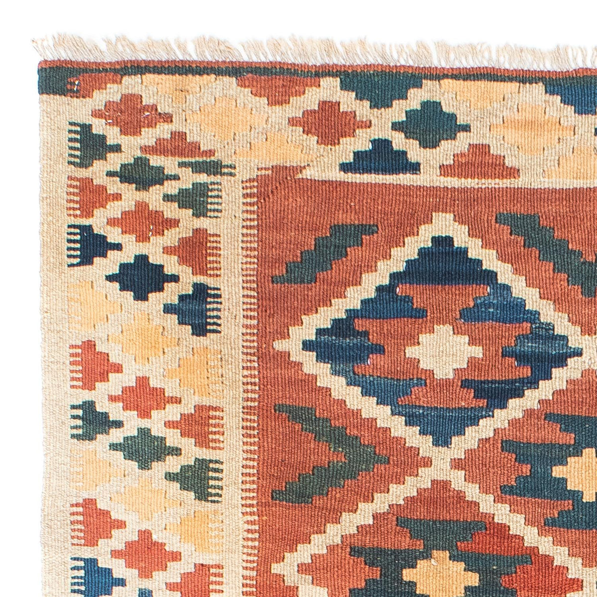 Kelim Teppich - Oriental 148 x 106 cm - braun