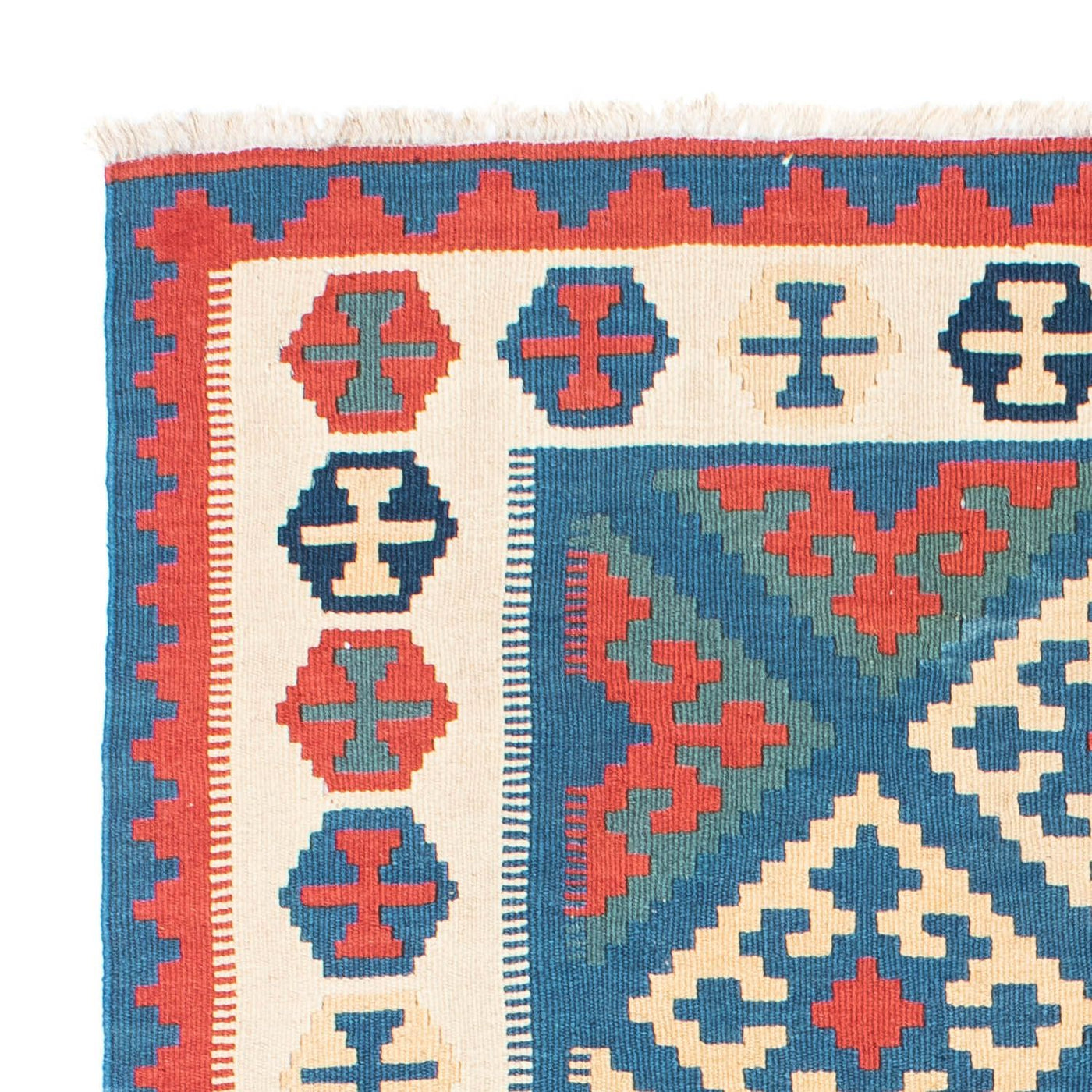 Kelim Teppich - Oriental 177 x 122 cm - blau