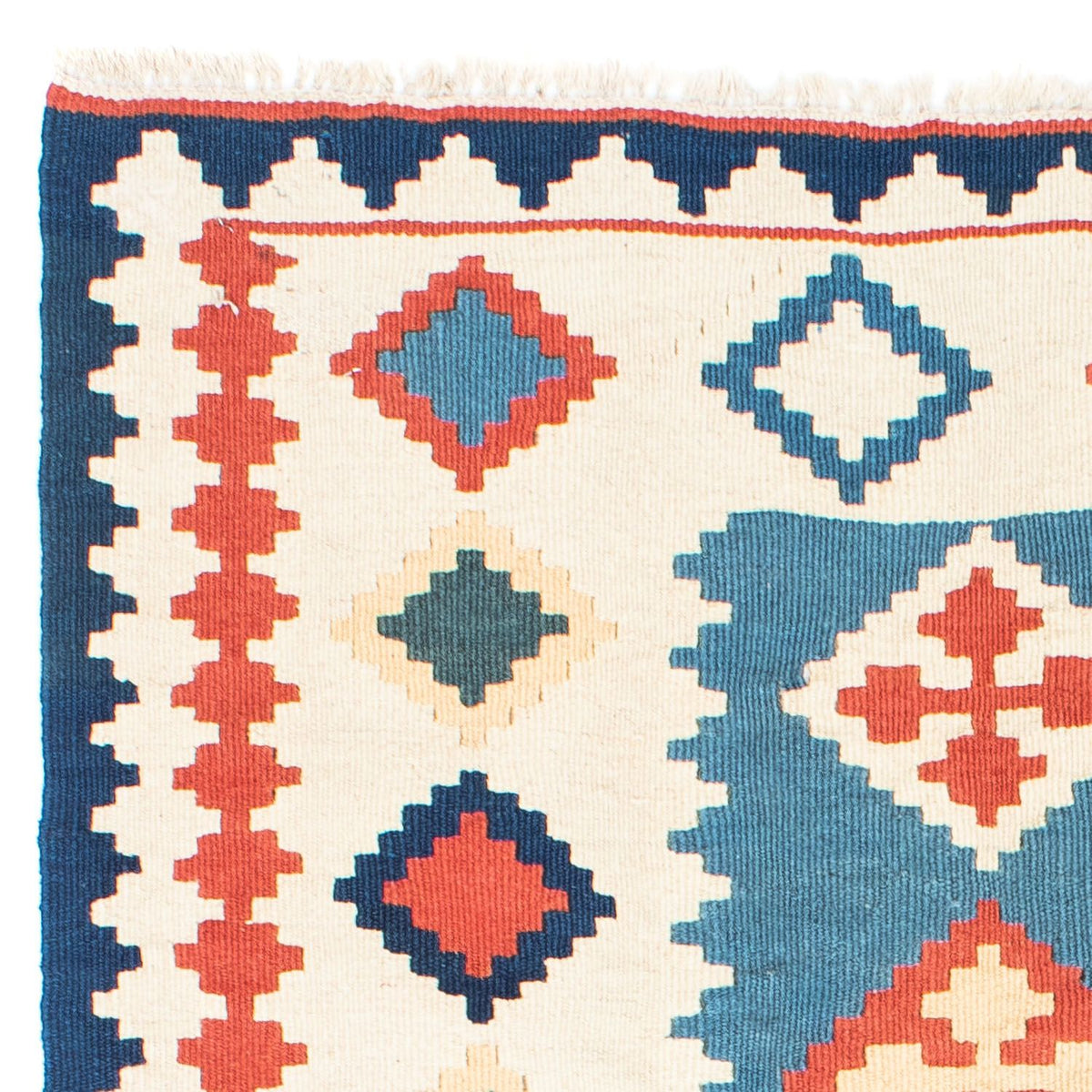 Kelim Teppich - Oriental 168 x 122 cm - blau